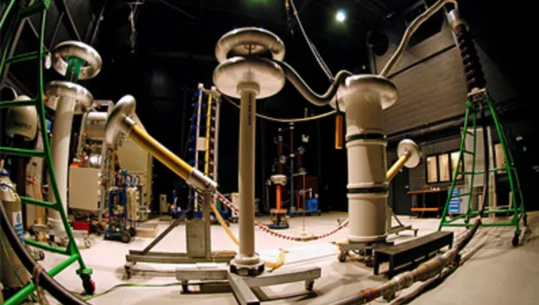 Indoor insulator testing equipment set up