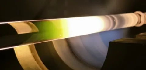 Rare-earth doped silica fibre fabrication using vapor phase deposition technique 