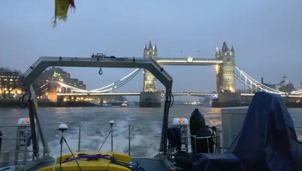 3D Chirp post-deployment on the River Thames