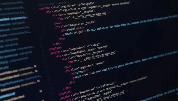 Codes test on computer monitor
