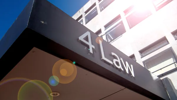 image of Law (number 4) building entrance