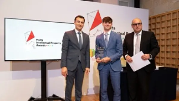 Cedric Muscat at the Malta Intellectual Property Awards 2025