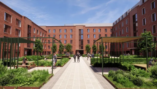 External view of the Wessex courtyard