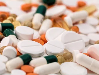 Image of a collection of different individual medicine pills.