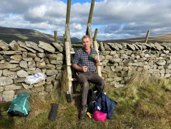 Mark in the country side