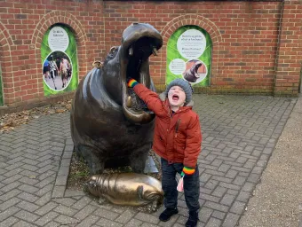 Woody at the zoo