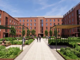 External view of the Wessex courtyard