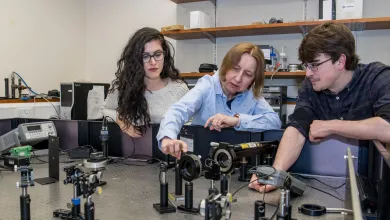 PhD students with supervisor