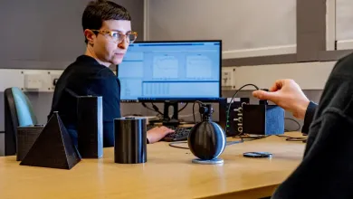 Psychology academic conducting research