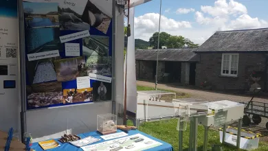 International Centre for Ecohydraulics Research (ICER)  outreach stall at an event