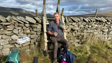 Mark in the country side