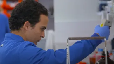 David conducts and experiment