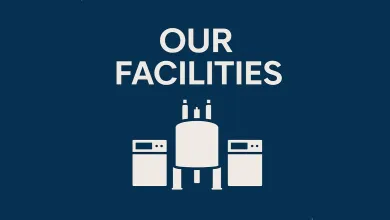 Text 'Our facilities'