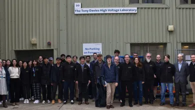 Big group of staff members of the laboratory 