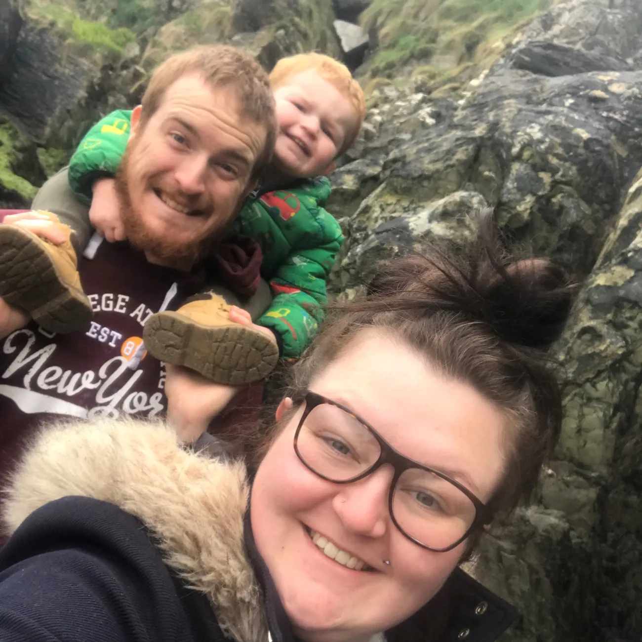 Woody on an outing with his family