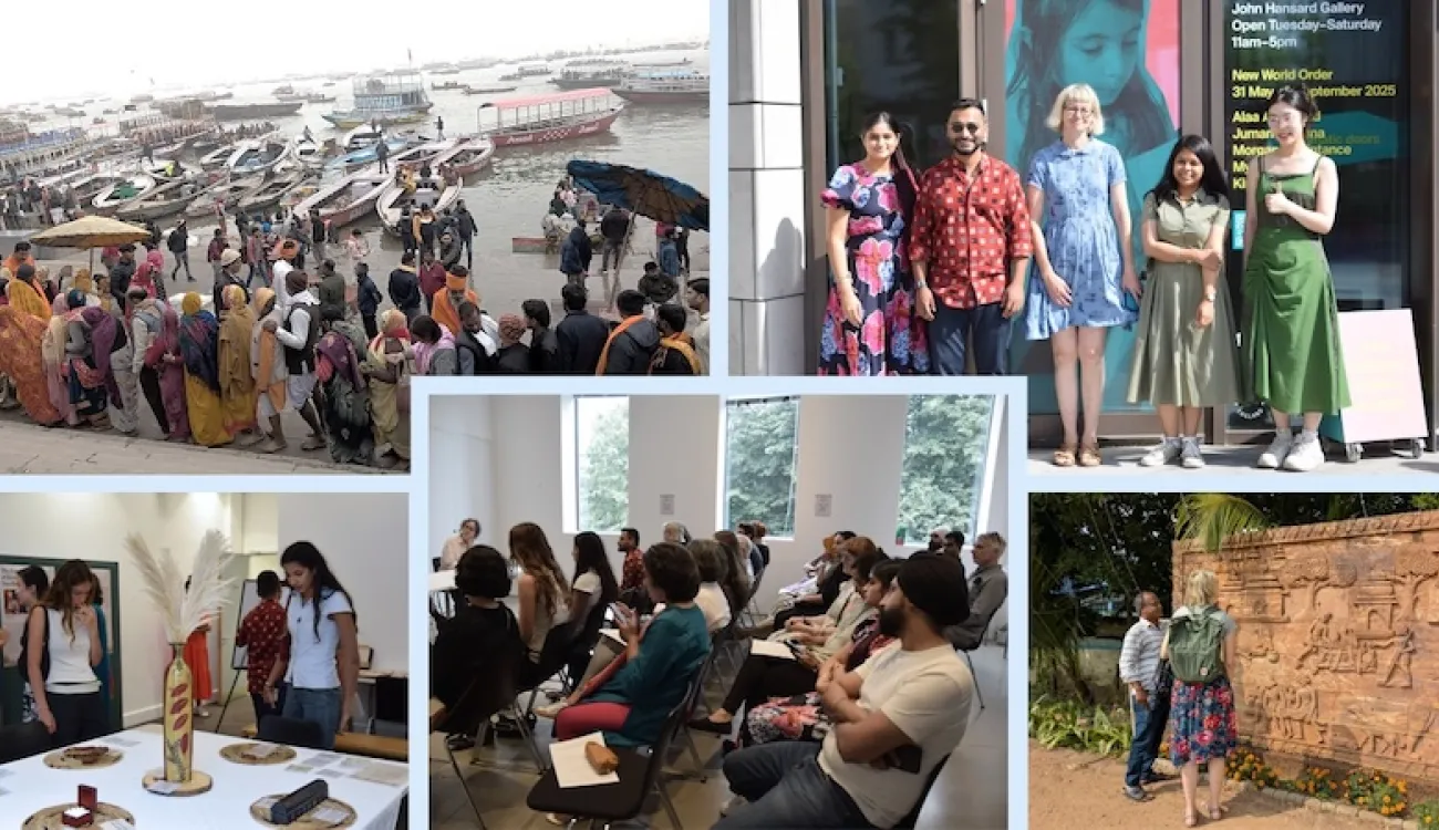 Collaged images of research project contributions